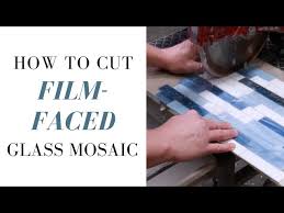 Face Mounted Glass Mosaic Tile