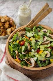 Garden Salad With Homemade Ranch