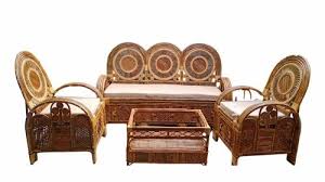 Seater Crafts Create Home Cane Sofa Set