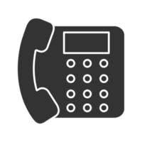 Landline Phone Icon Vector Art Icons