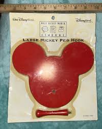Mickey Mouse Icon Wood Peg Hook