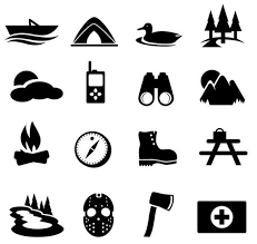 Free Dark Outdoors Icon Set Vector