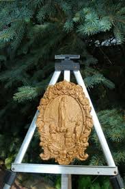 Our Lady Of Fatima Wood Carved Catholic