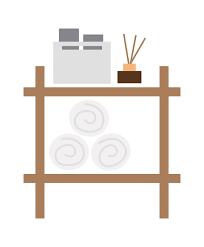 Bathroom Furniture Interior Icon Vector