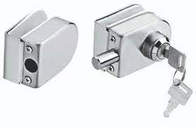 Glass Door Lock Ss Finish At Rs 100