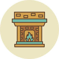 Fireplace Mantle Icons 5 Free
