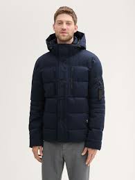 Puffer Jacket With A Detachable Hood By