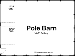 Pole Barn Post Frame Plan Pierce