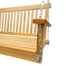 28 15 In Wood Front Porch Swing With