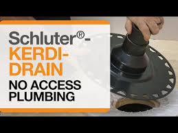 Schluter Kerdi Drain Installation With