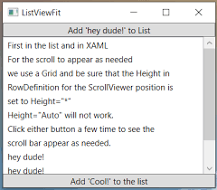 wpf listview and scrollviewer