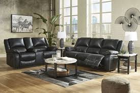 Calderwell Black 2 Piece Living Room Set