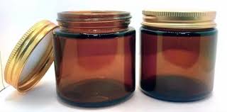 100gm Amber Glass Jar For Food Storage