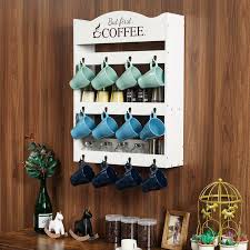 Wall Mounted Coffee Mug Rack Tea Cup