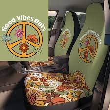 Good Vibes Only Car Seat Covers Set Of
