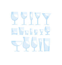 100 000 Wine Glasses Pattern Vector