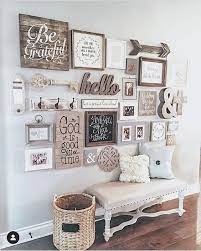 25 Rustic Gallery Walls To Make Your