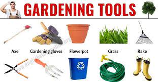Gardening Tools In English Learn The