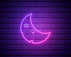 Simple Moon Weather Symbol Linear Icon
