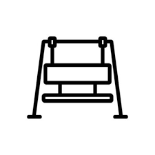 Bench Swing Vector Art Icons And