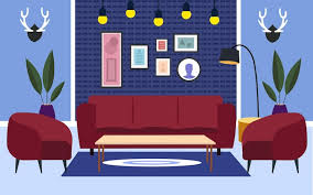 Living Room Interior With Furniture Design