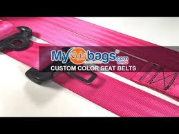 Amazing Hot Pink Custom Seat Belts