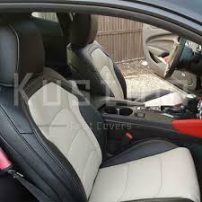 White Interior Leather Seat Covers For