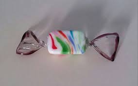 Rainbow Murano Glass Wrapped Candy