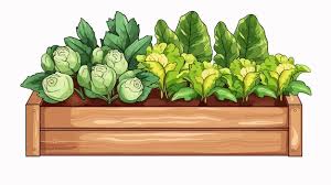 Raised Garden Bed Icon Vector Isolated
