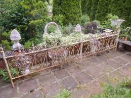 Antique Iron Fence France Lattice