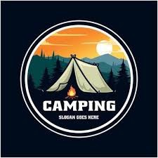 Camping Logo Vector Art Icons And