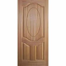 Brown Paint Coated Wooden Panel Doors