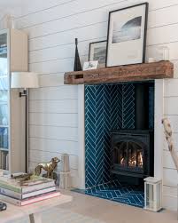 Bright Bazaar Herringbone Fireplace