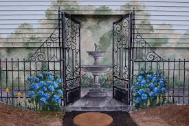 Exterior Wall Mural Traditional