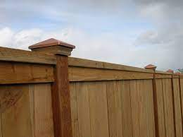 169 Cap Trim Privacy Fence With