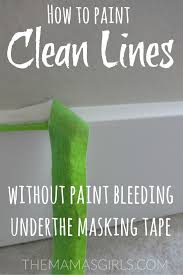 Paint Bleeding Under The Masking Tape