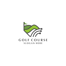 Golf Course Logo Vector Icon Design