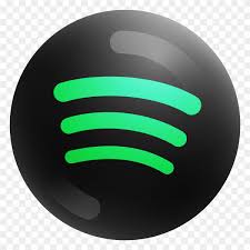 Popular Spotify Icon In Round Black