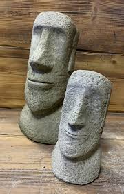 Moai Easter Island Head Tiki Ornaments
