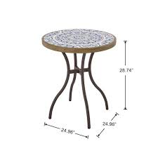 Outdoor Bistro Tile Table