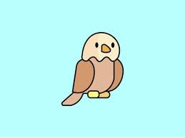 Kawaii Animal Eagle Icon Graphic By