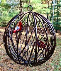 Large Garden Sphere 12 13 Metal Vines