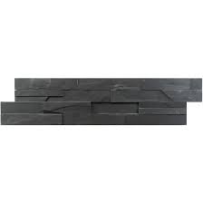 Black Natural Slate Wall Tiles