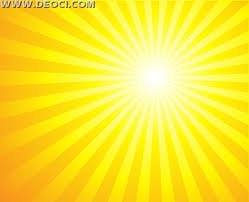 vector yellow light radiation ray beam