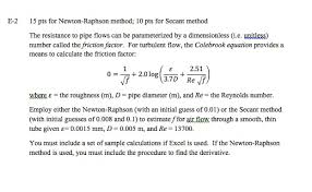 Friction Factor For Turbulent Flow