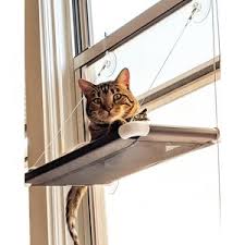 Frisco Plush Cat Window Perch With