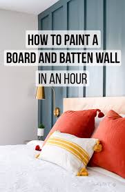 Painting A Diy Board And Batten Wall