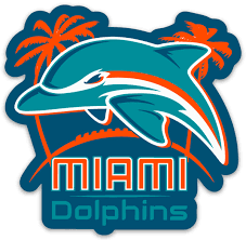 Miami Dolphins Logo Type With Dolphin