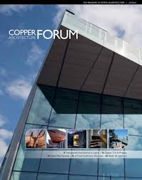 Copper Architecture Forum Copper