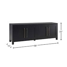 Chabot Rectangular Tv Stand For Tv S Up To 80 In Black Grain